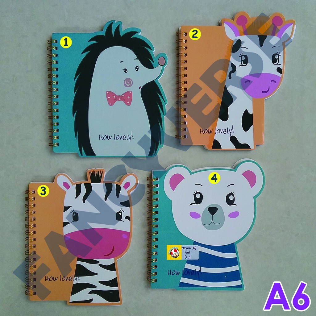 

Notebook Spiral Pond A6 Animal D-4 / Agenda Diary Notes Buku Catatan