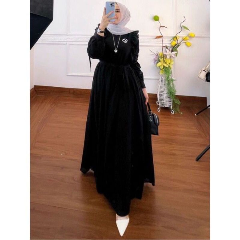 DRESS MUSLIM, baju wanita, baju gamis, dress, gamis, Baju gamis, fashion wanita, Allora Dress