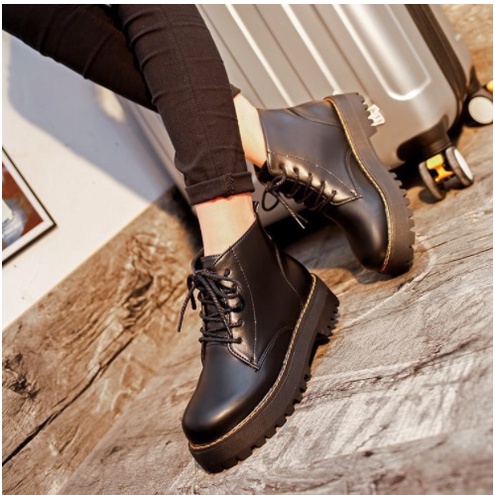 Sepatu Boots Martin DEWASA Model British  Sepatu boots DEWASA HITAM COKLAT IMPORT