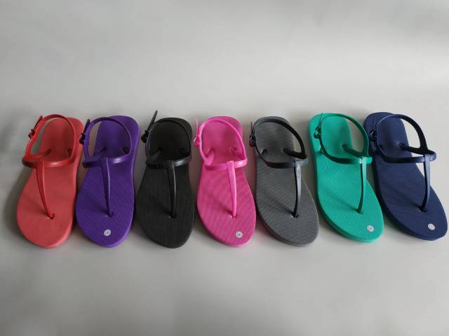 Sandal jepit Strappy Boloni Pataya / flipper termurah Warna Abu Navy Merah Pink Ungu Toska 1 kg 10