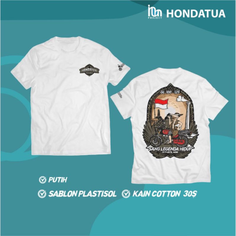 Jual Kaos Honda Tua Merc Original Gl100 Sang Legenda Hidup Kaos Cb