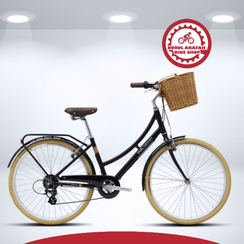 Sepeda Keranjang Polygon Sierra Oosten Vintage Ready Stock