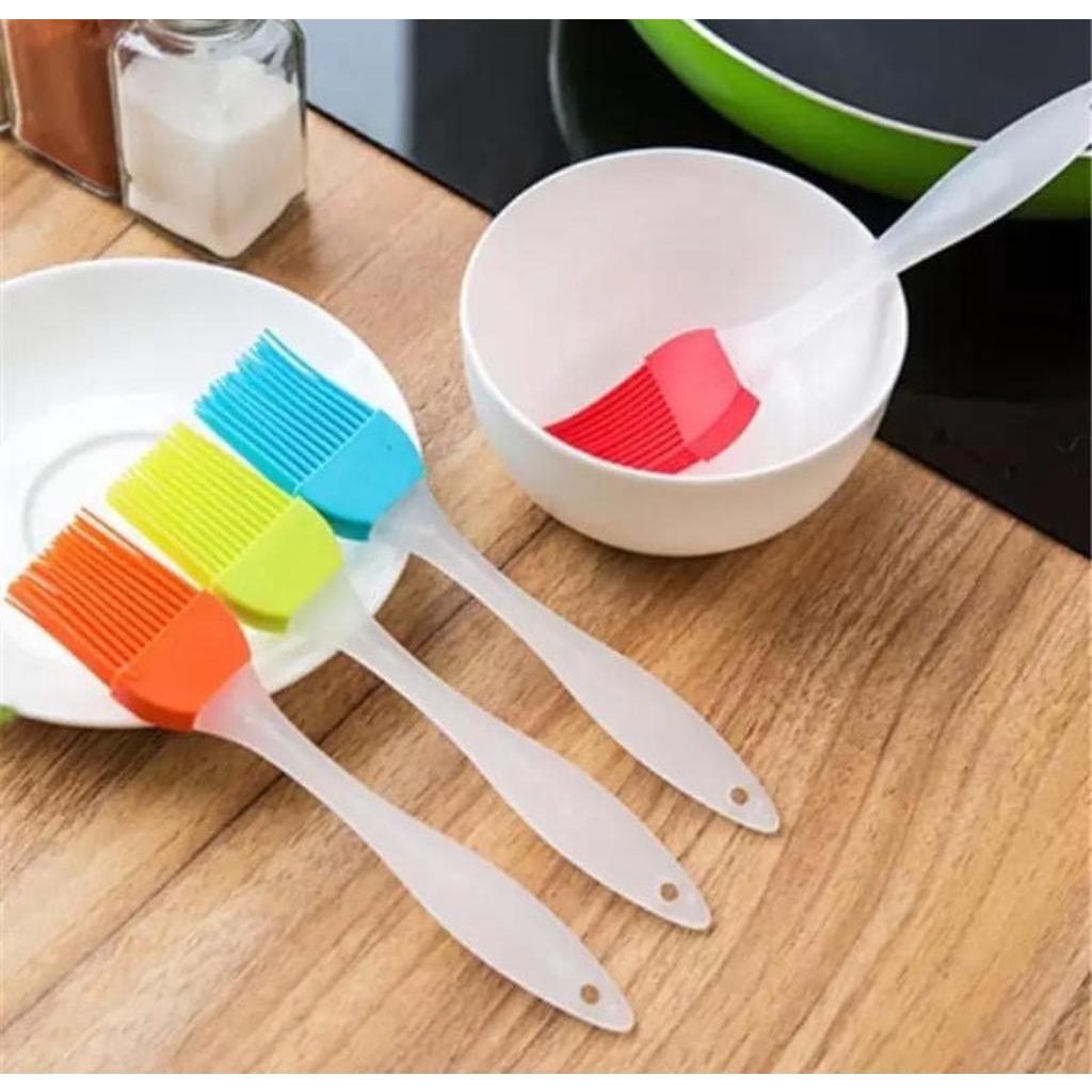 Kuas Silikon Untuk Oles Minyak Roti Brush Gel Silicone