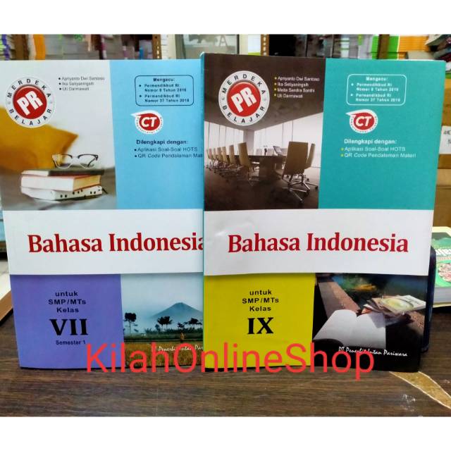 Bahasa Indonesia SMP kelas 7&8 buku PR/soal