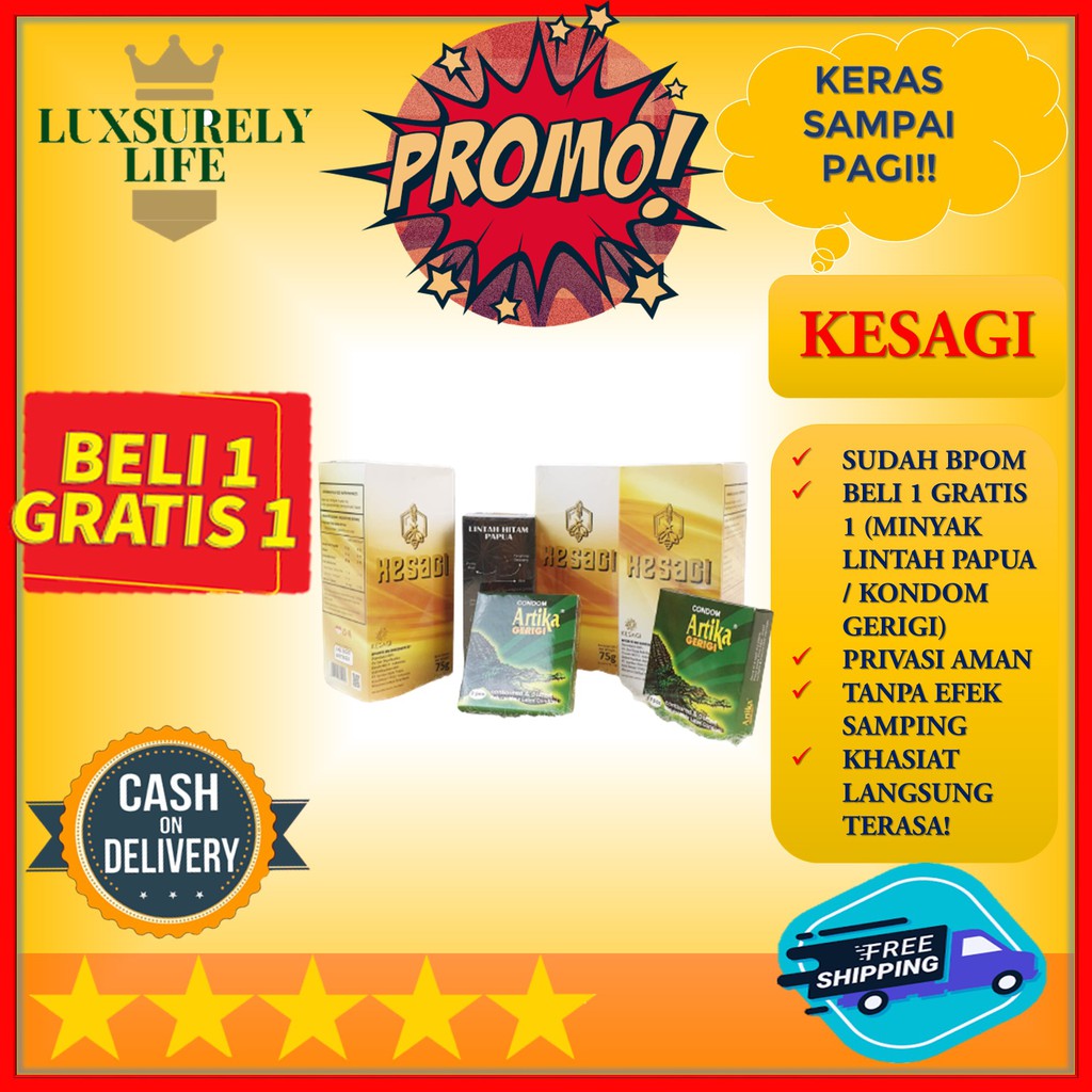 KESAGI SUPLEMEN MADU HERBAL PENAMBAH STAMINA PRIA OBAT