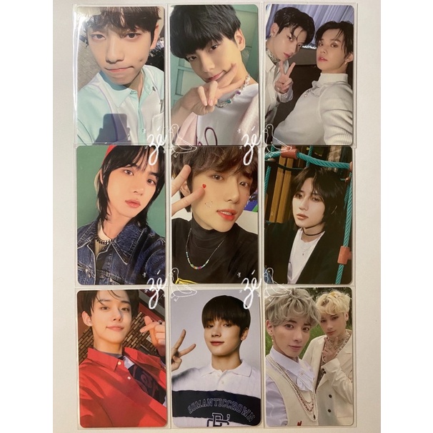 txt photocard soobin sg22 season greetings 2022 rpc beomgyu r pc
