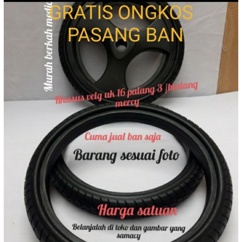Ban mati kursi roda trevel 16x1 75 avico ban belakang seperpat kursi roda