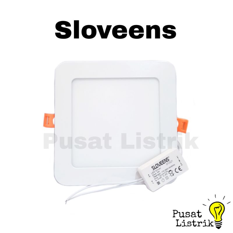 Downlight Panel LED 9watt Kotak Sloveens Downlight LED 9w Persegi