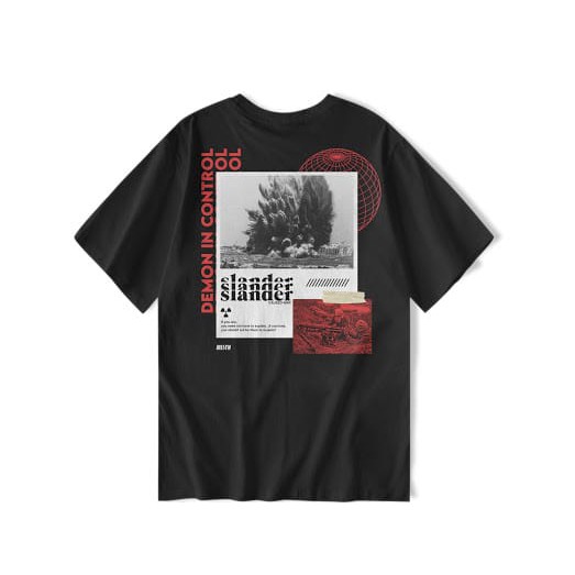 Milestones SLANDER BLACK T-shirt