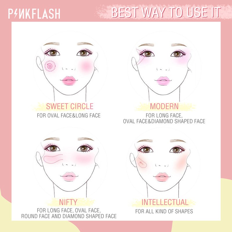 PINKFLASH OHMYHONEY BLUSH SOFT POWDER NATURALLY PIGMANTED