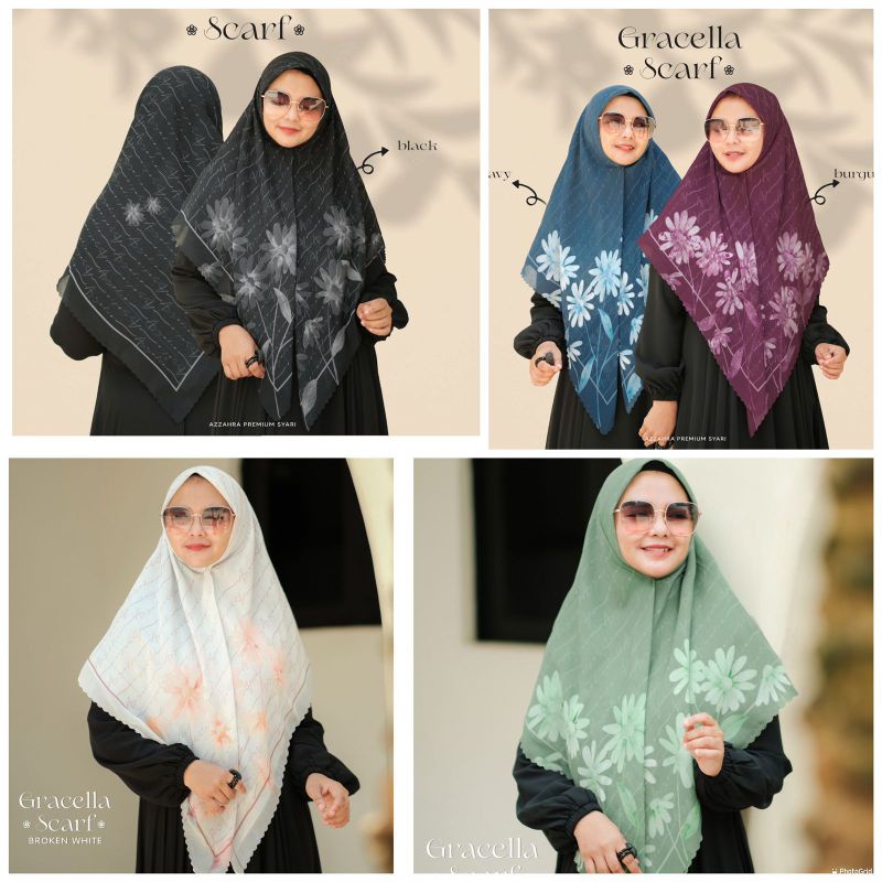 Gracella Scarf by Azzahra Premium Syarii