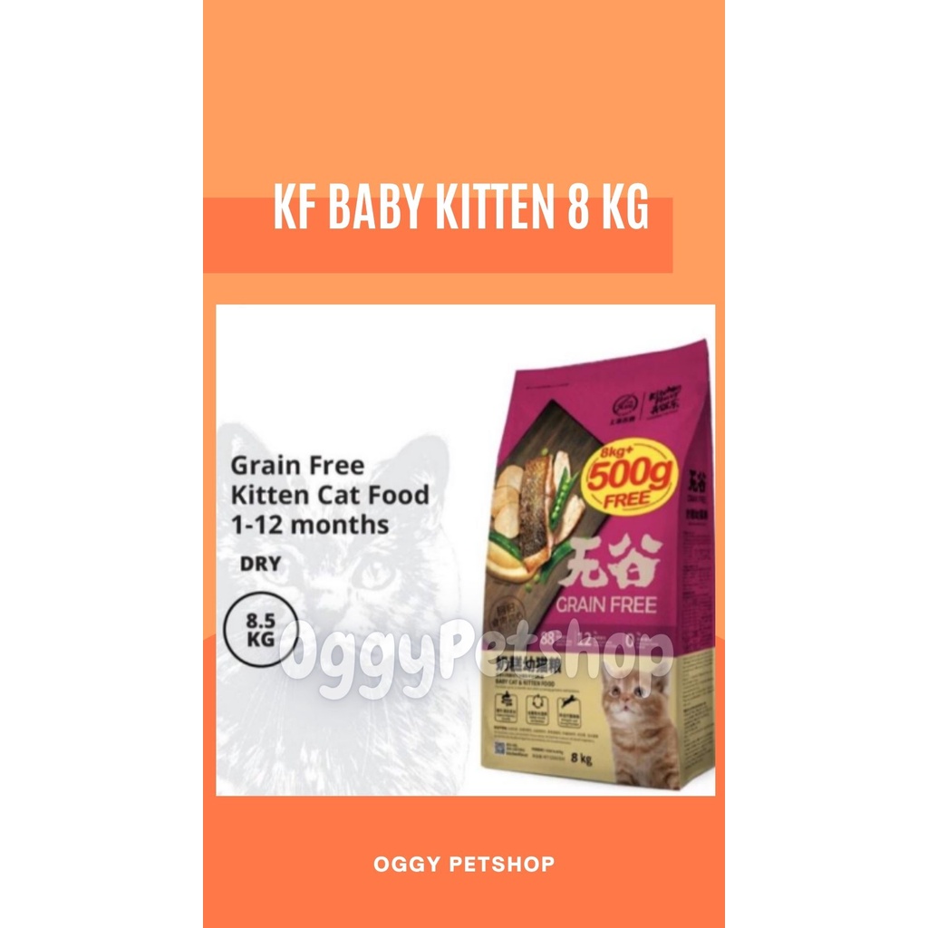 Makanan Kucing Kitchen Flavor Baby Cat &amp; Kitten 8 Kg | KF KITTEN 8Kg