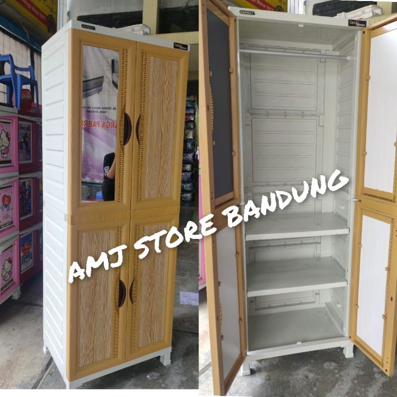 Lemari plastik napolly Baju gamis ter baru ter murah bandung
