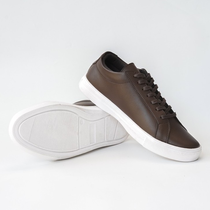 MORNINGBELL SEPATU PRIA SNEAKERS VEGAN BROWN