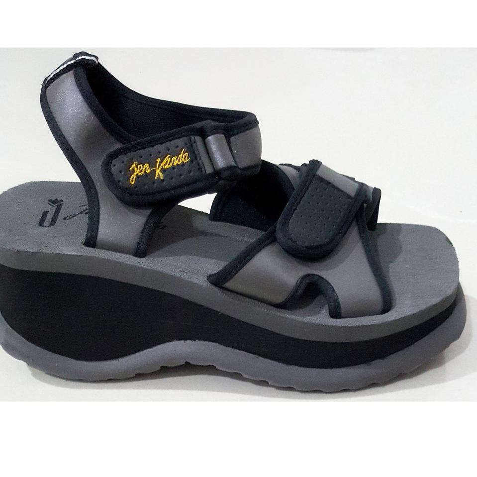 [AVU☇] SENDAL WEDGES WANITA 6cm SANDAL WEDGES WANITA spons ARDILES SANDAL SLop Wedges Spon SENDAL je