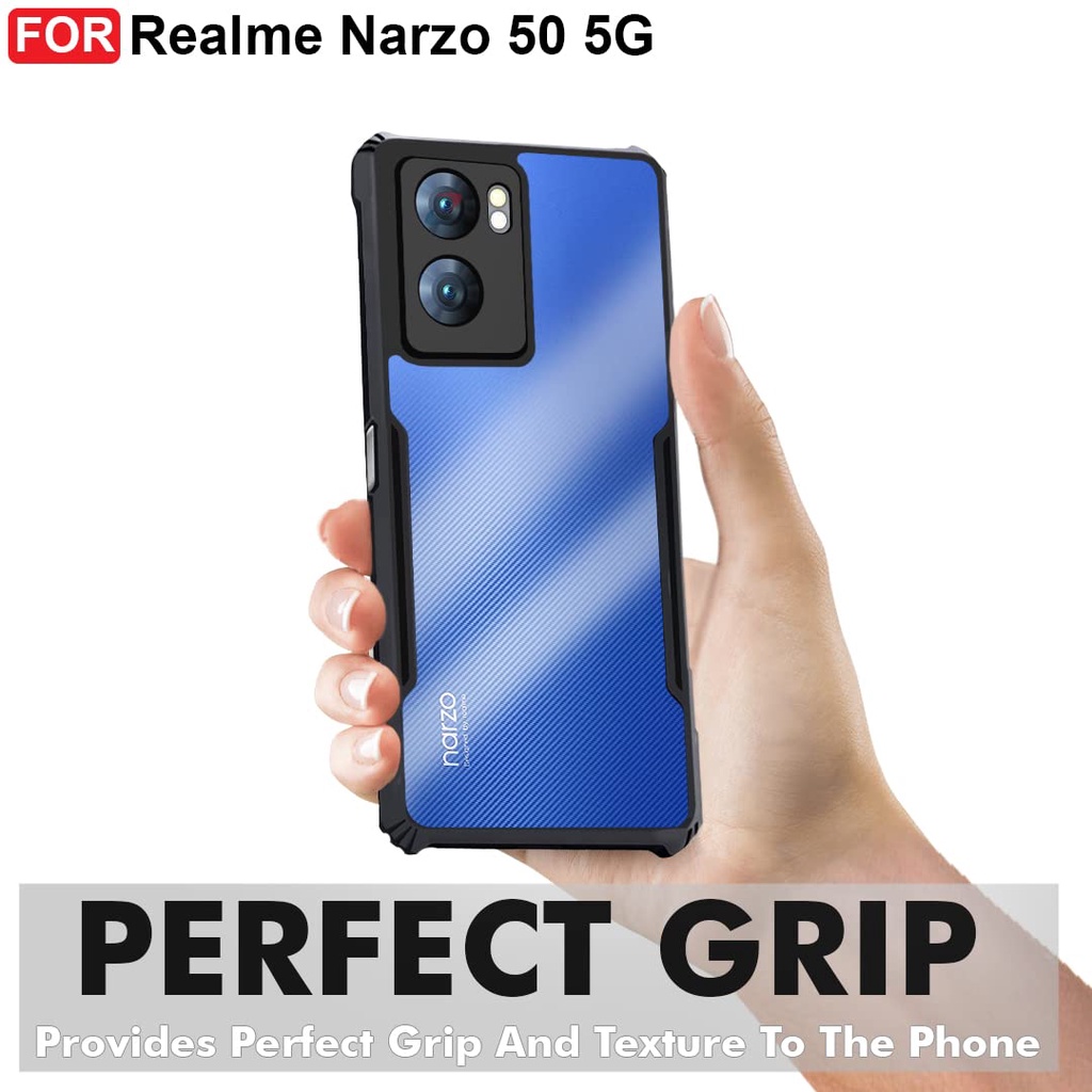 S/P- Case Realme Narzo 50 5G Terbaru Hard Case Shockproof Fusion Transparant Casing Handphone