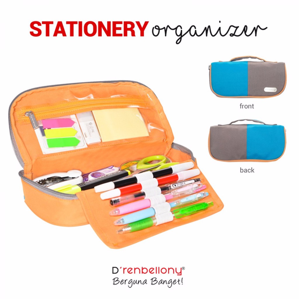 

Stationery Organizer (STO) D'renbellony - Blue Grey (Tempat Pensil) F-20