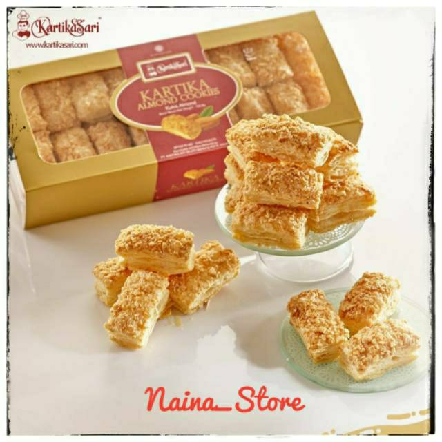 ALMOND COOKIES KARTIKA SARI BANDUNG 120GR - CAMILAN/ OLEH OLEH BANDUNG ( KUE KERING ALMOND CRISPY )
