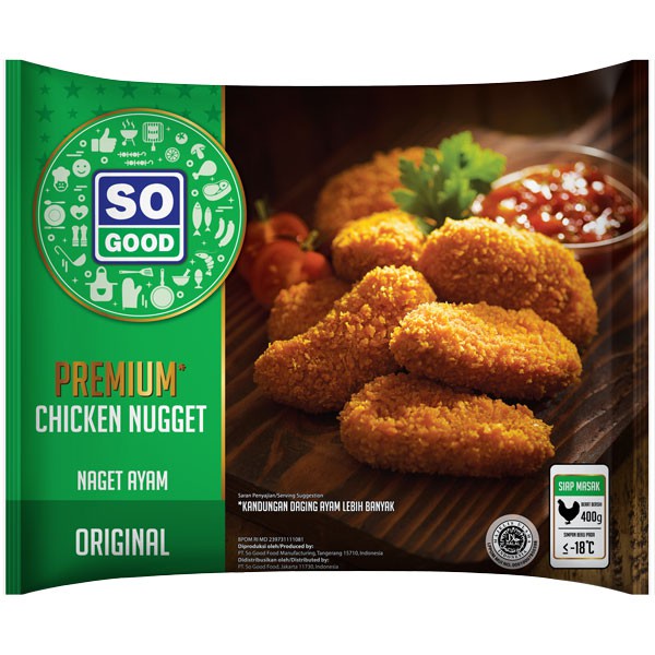 

So Good Chicken Nugget Premium 400G