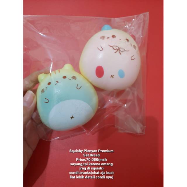 Flash Sale Squishy Picnyan Premium Bread Set Licensed(NO NEGO)