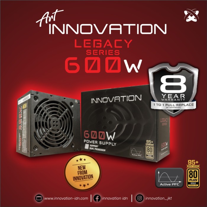 POWER SUPPLY INNOVATION 600 WATT