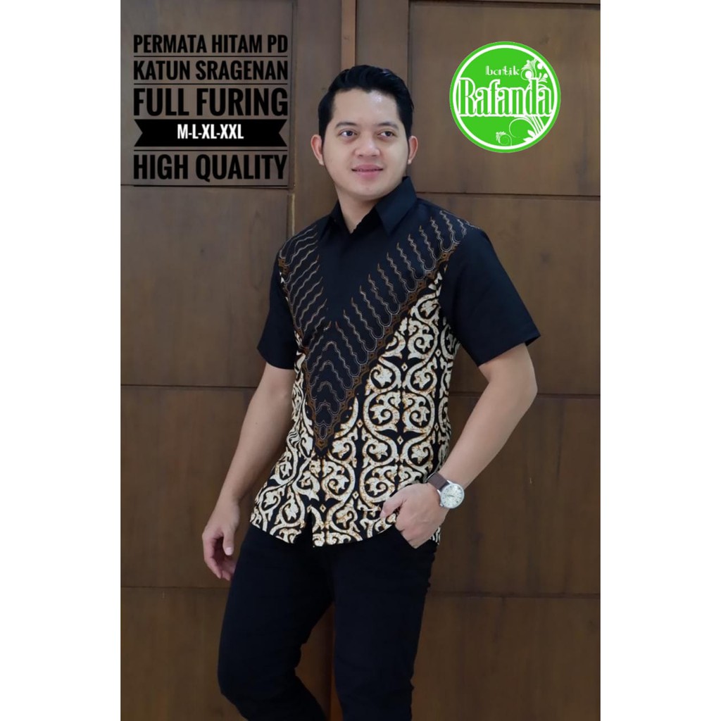 PERMATA HITAM RAFANDA BATIKSOLOAMANAH KEMEJA BAJU BATIK PRIA SOLO LENGAN PENDEK PANJANG LAPIS FURING ATASAN BATIK PREMIUM MODERN KATUN HALUS SEKAR LAWASAN ERLANGGA SEKTI KLABANG NAGA PEKSI BINTANG PETA UNGU KOPI MOCCA UWER MERAH GURDO  ERLANGGA SEKTI 2