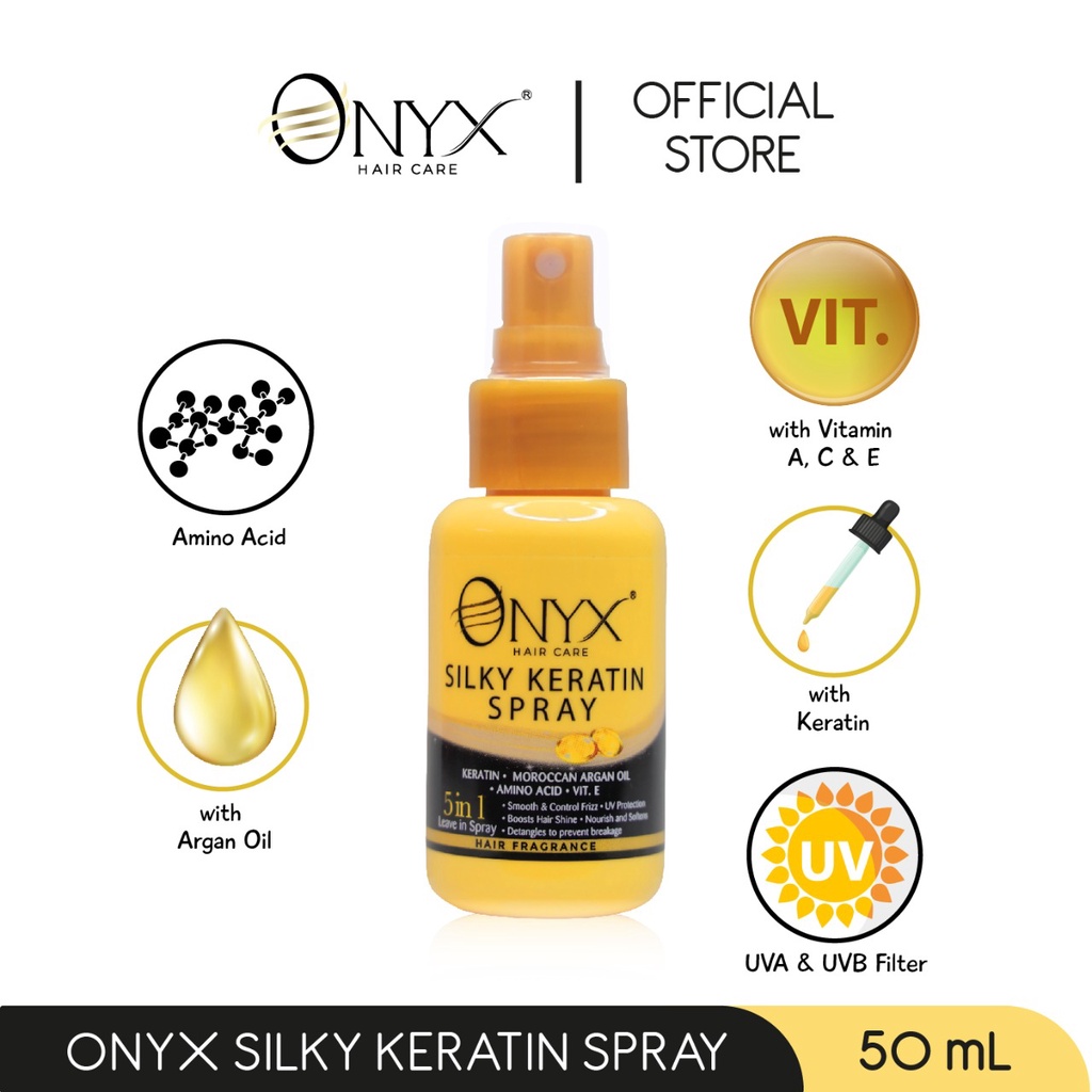 ONYX HAIR CARE SILKY KERATIN SPRAY 5IN1