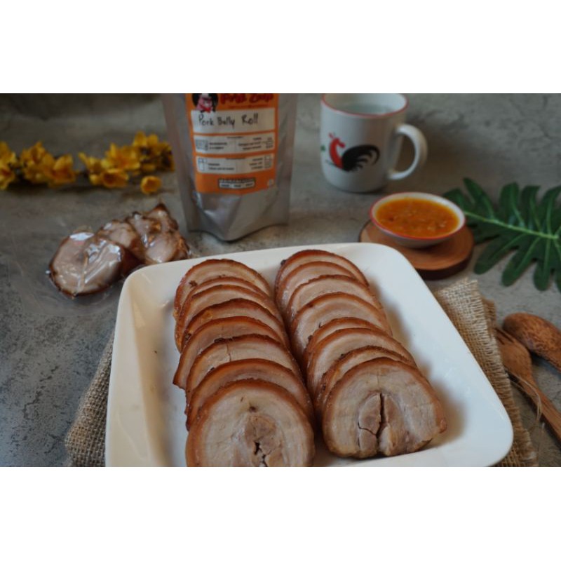 

FROZEN PORK BELLY ROLL SANCAM ROLL 125gr