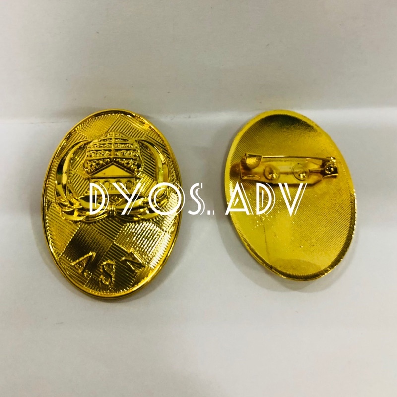 Pin Kopri ASN Oval peniti