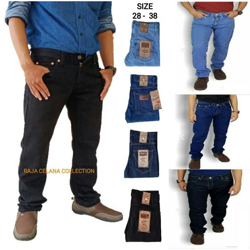Celana Jeans Pria Standar Reguler Wrangler