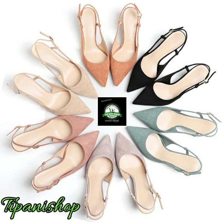 Hils Wanita Hills Hells Haihils Haihil Sepatu Hak Pesta Import Sepatu Wanita Heels SlipOn Sepatu Kon