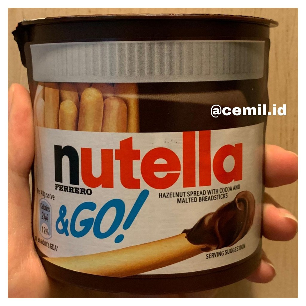 

Nutella Go - Ferrero Chocolate Nutella & Go / Nutella & Go Sticks - Snack Coklat IMPORT READY STOCK