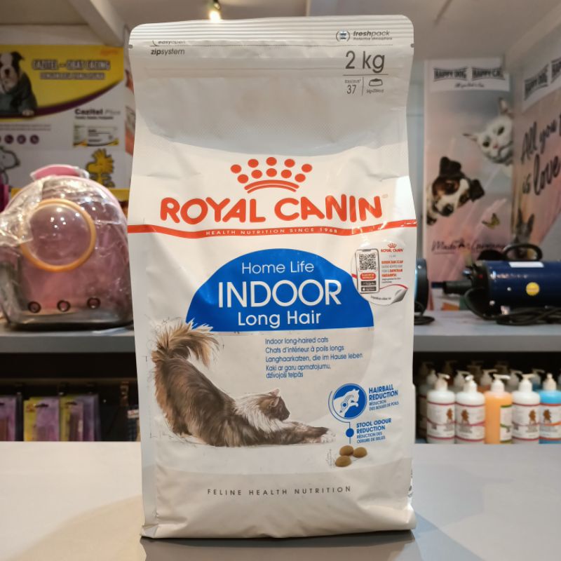 Royal Canin Indoor Long Hair 2kg / Rc Makanan Kucing Dry Food Indoor Longhair