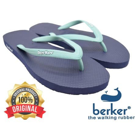 SANDAL JEPIT WANITA / BERKER / BASIC LADIES NAVY AQUAMARINE