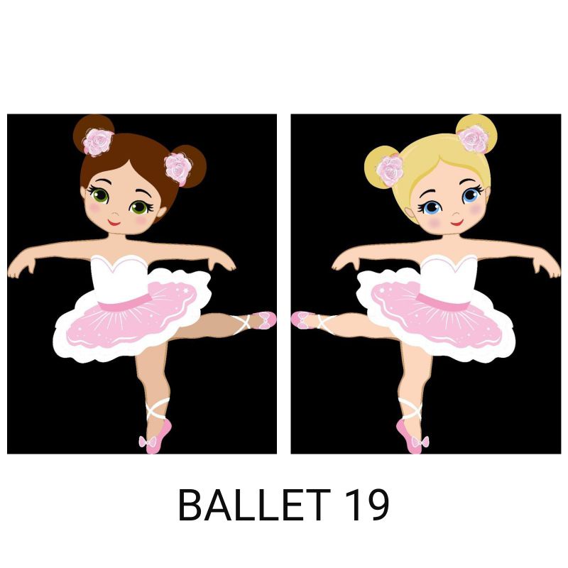 

Butter cookies tema Ballet Ballerina Dance (kukis hias karakter)