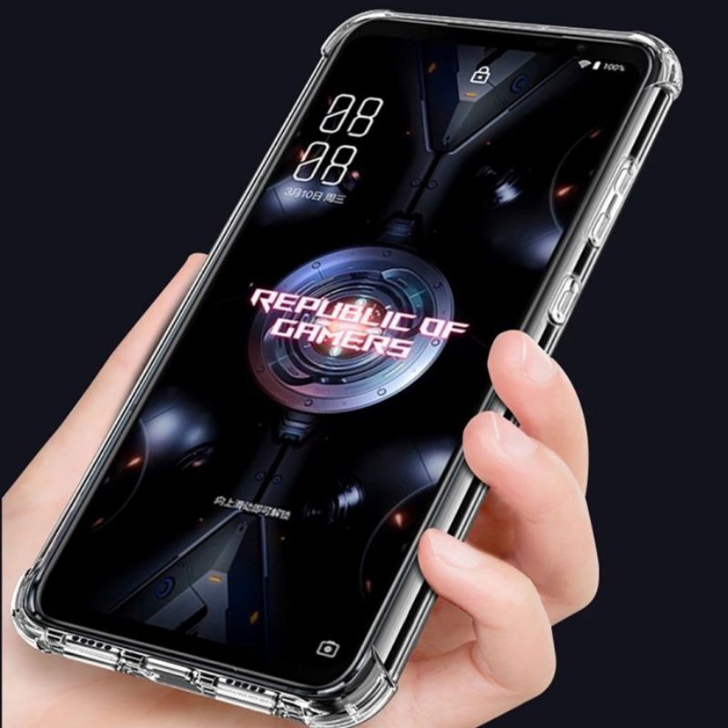 Soft Case Silikon Asus ROG Phone 5 ROG Phone 5s ROG Phone 3 Bening Transparant Airbag Anti Crack Tebal