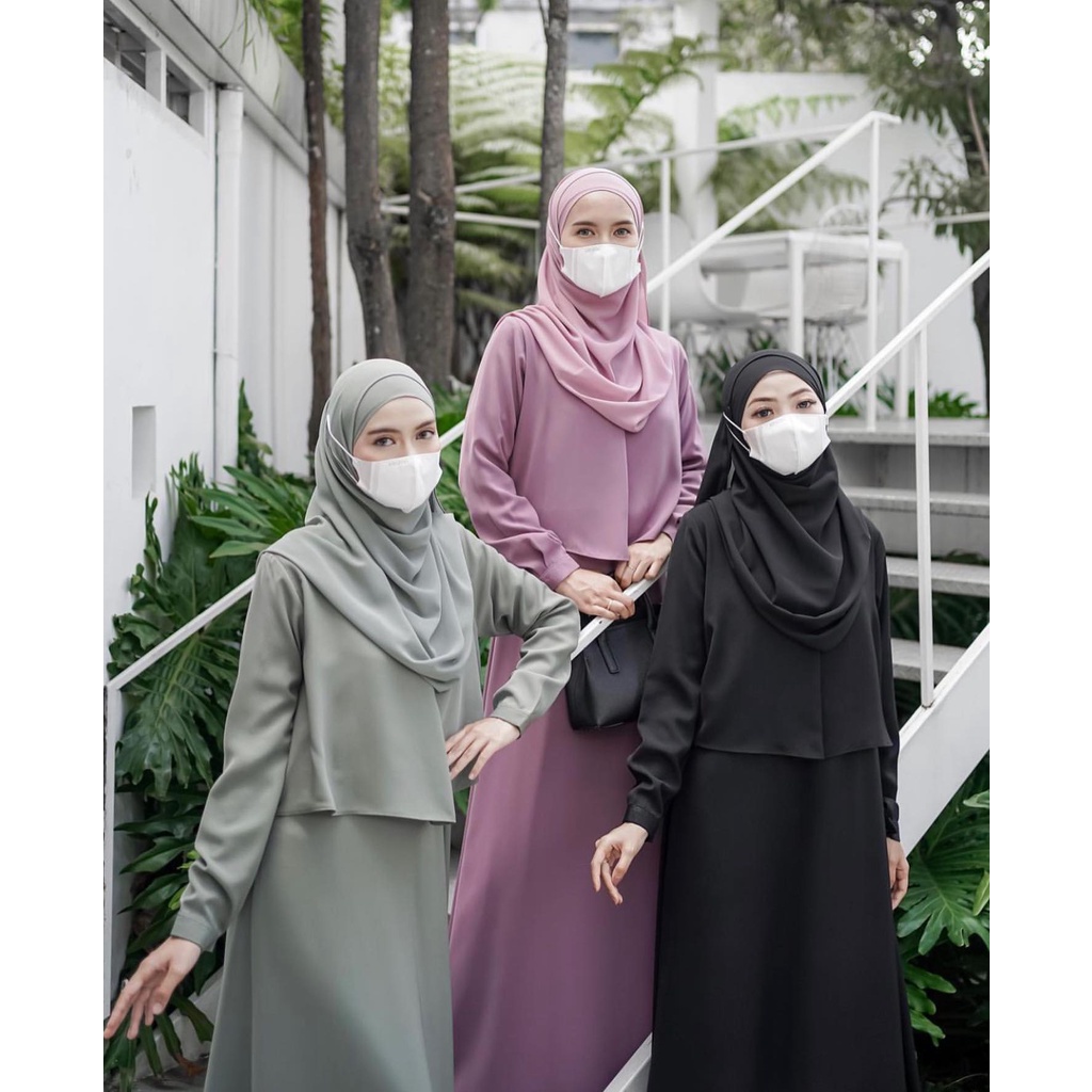 (MSB) GAMIS GANESA DAILY LONG DRESS REMAJA WOLFIS