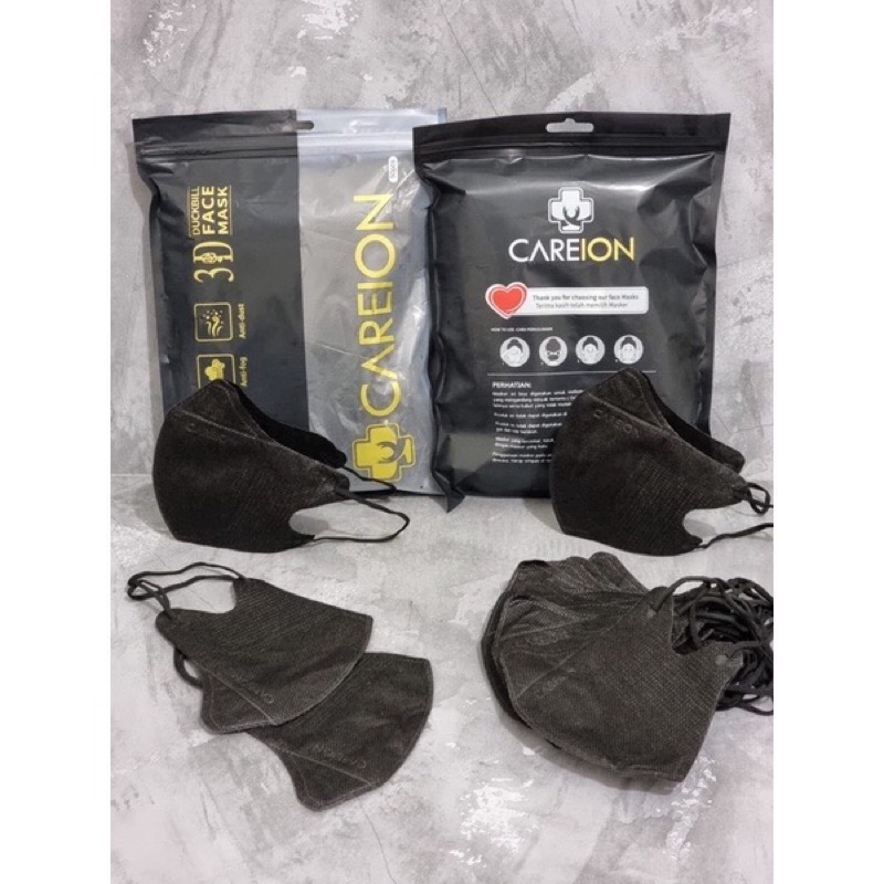 MASKER DUCKBILL EMBOS CAREION HITAM/PUTIH