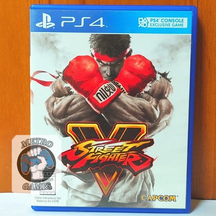 Street Fighter V PS4 Kaset Streetfighter 5 CD BD Game Games Playstation PS 4 5 Fighting Combat Fighterv fighter5 fight fihgter 6 vi sf sfv sf5 second seken champions champion edition fighters king of multiplayer tekken 7 teken tekken7 mortal kombat 11 ps5