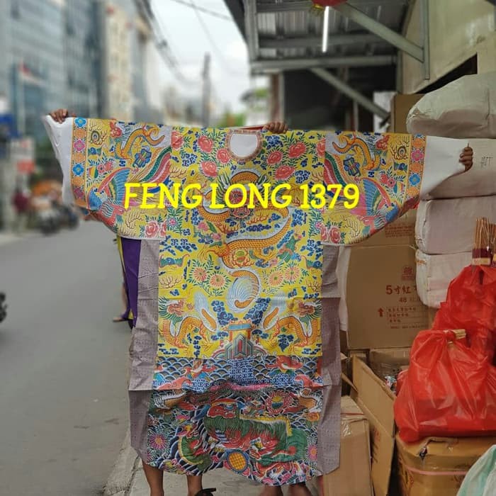 

Baju Naga Kertas Warna Kuning 2 Meter | Sembahyang Ciap Cai Shen