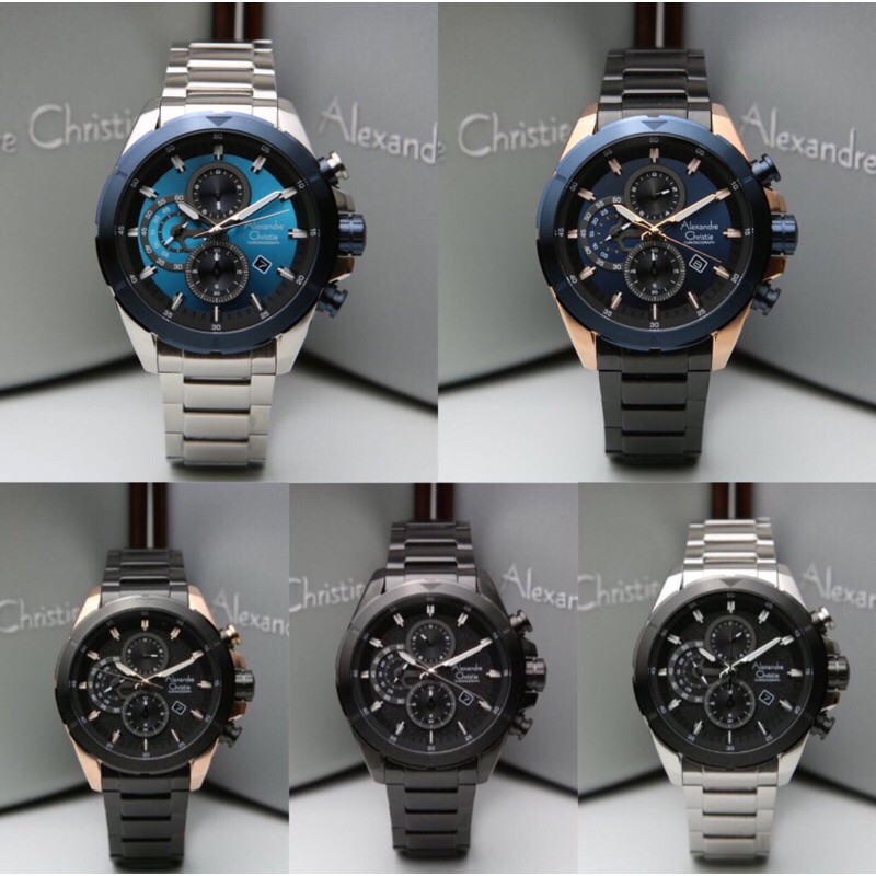 JAM TANGAN PRIA ALEXANDRE CHRISTIE AC 6508 NEW VERSION ORIGINAL GARANSI RESMI 1 TAHUN