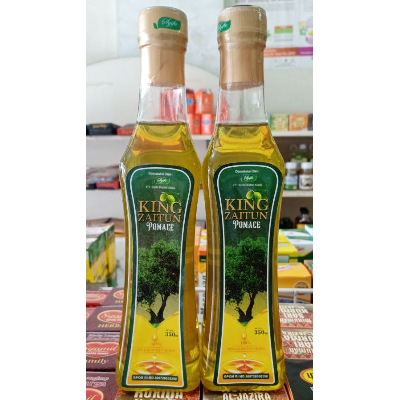 

Minyak Zaitun King Pomace Syifa | Minyak Zaitun KING 350 ml