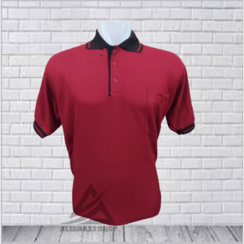 KAOS KERAH LENGAN PENDEK PRIA BERKERAH HITAM TERBARU BAJU KERAH TANGAN PENDEK PRIA KAOS BERKERAH HIT