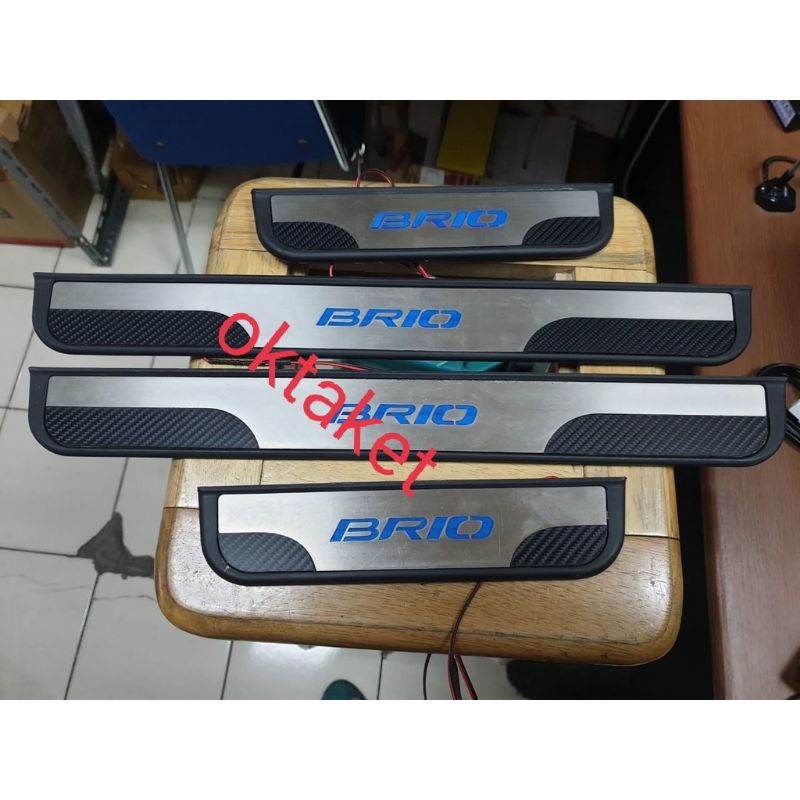 sillplate samping all new Brio 2018 stainless led model Oem