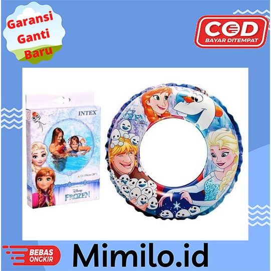 BAN PELAMPUNG RENANG ANAK FROZEN INTEX 56201 UNTUK USIA ANAK 2 - 7 TAHUN KAMI MENJUAL KOLAM RENANG A