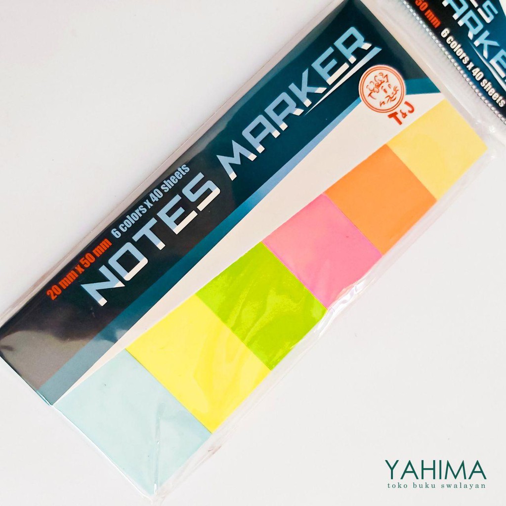 

sticky notes 20mm X 50mm / Pembatas Buku