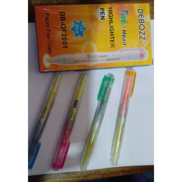 

Stabilo 2 warna debozz murah 12pcs