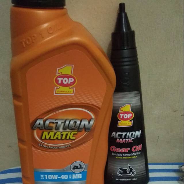 Oli Top One ( 1 liter ) + Oli Gardan ( 150 ml )
