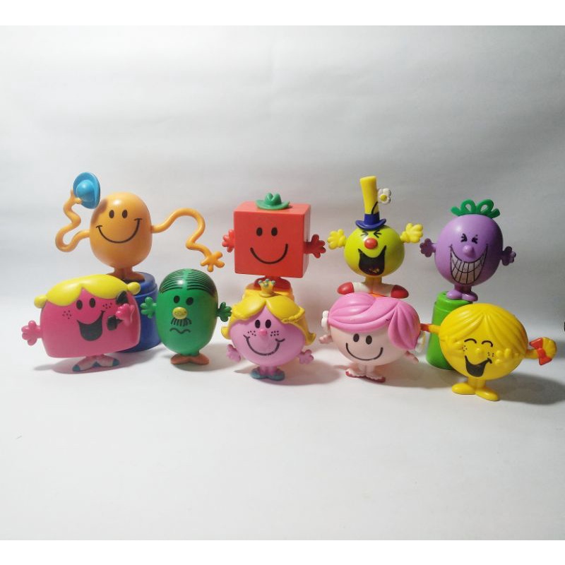 Mr Men Happy Meal Mcd Mcdonald Mcd Rare Jadul Mrs Girl Antik Retro Vintage Classic Klasik Lawas Toys