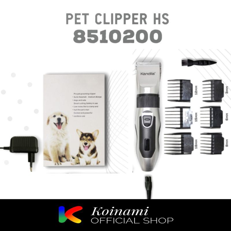 PET CLIPPER HS 8510200 / GROOMING KUCING ANJING / ALAT CUKUR